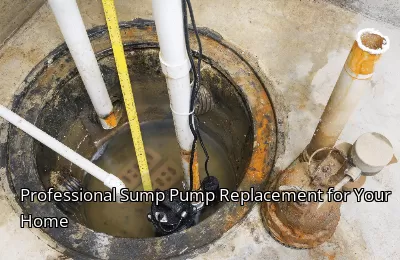 Professional Sump Pump Replacement for Your Home