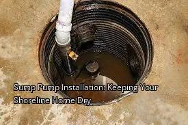 Sump Pump Installation: Keeping Your Shoreline Home Dry