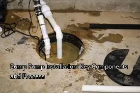 Sump Pump Installation: Key Components and Process
