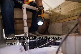 Sump Pump Installation Service in Carnation, WA