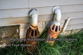Sump Pump Installation: Tailored Solutions for Your Home