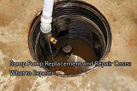 Sump Pump Replacement and Repair Costs: What to Expect