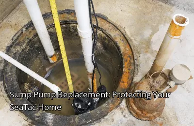 Sump Pump Replacement: Protecting Your SeaTac Home