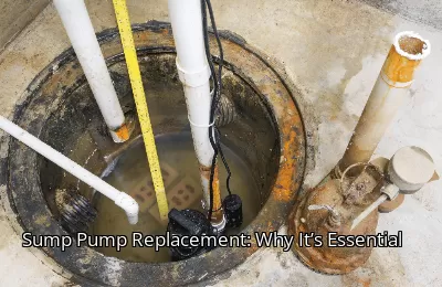 Sump Pump Replacement: Why It’s Essential