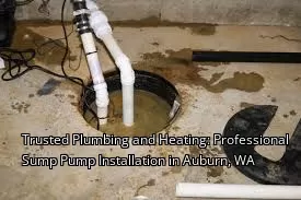 Trusted Plumbing and Heating: Professional Sump Pump Installation in Auburn, WA