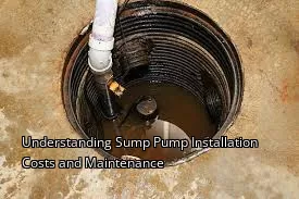 Understanding Sump Pump Installation Costs and Maintenance