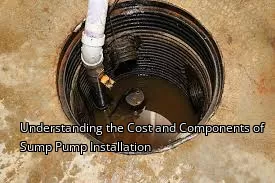 Understanding the Cost and Components of Sump Pump Installation