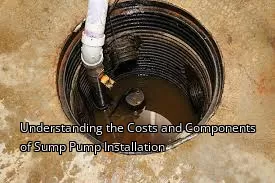 Understanding the Costs and Components of Sump Pump Installation