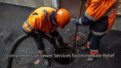 Comprehensive Sewer Services for Immediate Relief