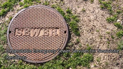 Dependable Emergency Sewer Services for Newcastle Residents