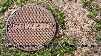 Emergency Sewer Service: Fast & Efficient Solutions