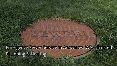 Emergency Sewer Service in Anacortes, WA – Trusted Plumbing & Heating