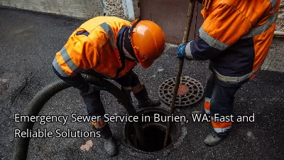 Emergency Sewer Service in Burien, WA: Fast and Reliable Solutions