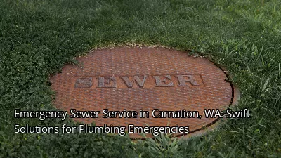 Emergency Sewer Service in Carnation, WA: Swift Solutions for Plumbing Emergencies Emergency Sewer Service in Carnation, WA: Swift Solutions for Plumbing Emergencies