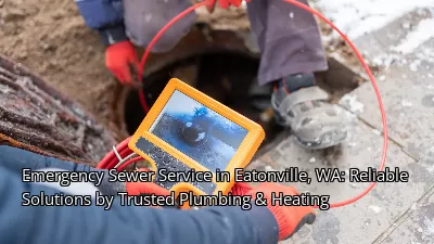 Emergency Sewer Service in Eatonville, WA: Reliable Solutions by Trusted Plumbing & Heating