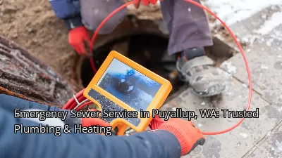 Emergency Sewer Service in Puyallup, WA: Trusted Plumbing & Heating
