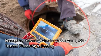 Emergency Sewer Service in Queen Anne, WA - Trusted Plumbing & Heating