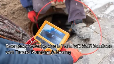 Emergency Sewer Service in Yelm, WA: Swift Solutions with Trusted Plumbing & Heating