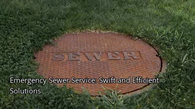 Emergency Sewer Service: Swift and Efficient Solutions
