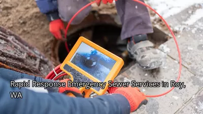 Rapid Response Emergency Sewer Services in Roy, WA
