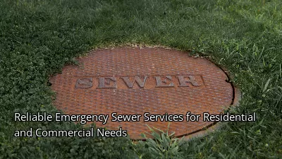 Reliable Emergency Sewer Services for Residential and Commercial Needs