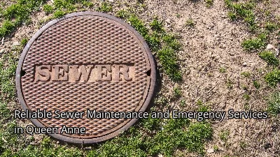 Reliable Sewer Maintenance and Emergency Services in Queen Anne