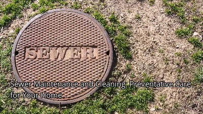 Sewer Maintenance and Cleaning: Preventative Care for Your Home