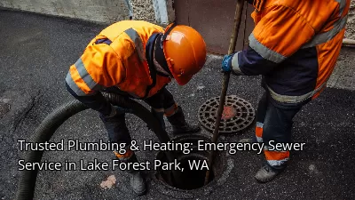 Trusted Plumbing & Heating: Emergency Sewer Service in Lake Forest Park, WA
