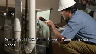 Professional HVAC Repair Services Tailored to Your Needs