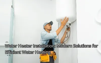 Water Heater Installation: Modern Solutions for Efficient Water Heating Water Heater Installation: Modern Solutions for Efficient Water Heating