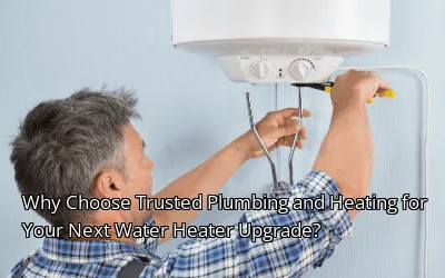 Why Choose Trusted Plumbing and Heating for Your Next Water Heater Upgrade? Why Choose Trusted Plumbing and Heating for Your Next Water Heater Upgrade?